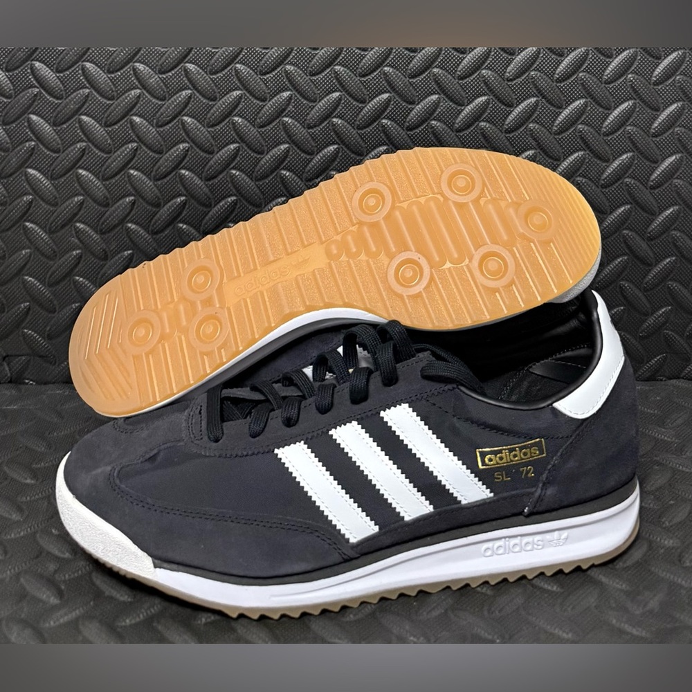 adidas SL 72‎ RS Originals Black White Sneakers JI1282 Mens Size 11.5